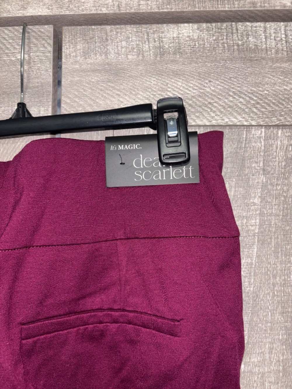 Dear Scarlett Magic wide leg cropped pants NWT 2X - Picture 4 of 5